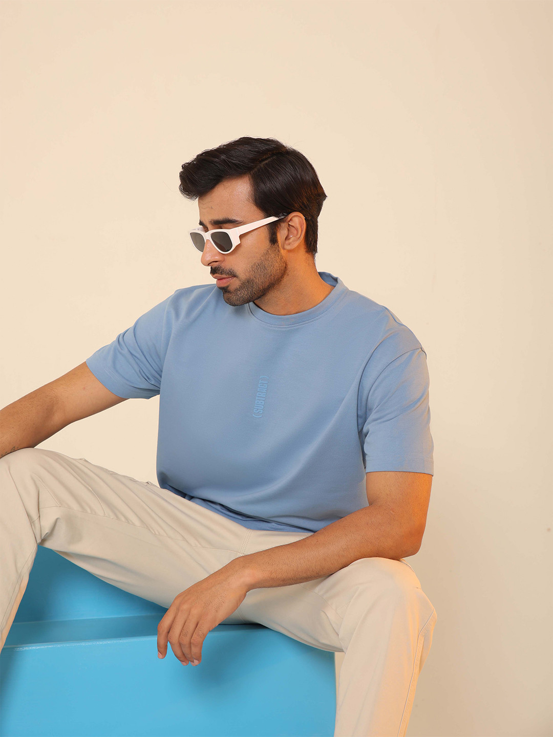 SUBTRACT Round Neck Organic Cotton Oversized T-shirt