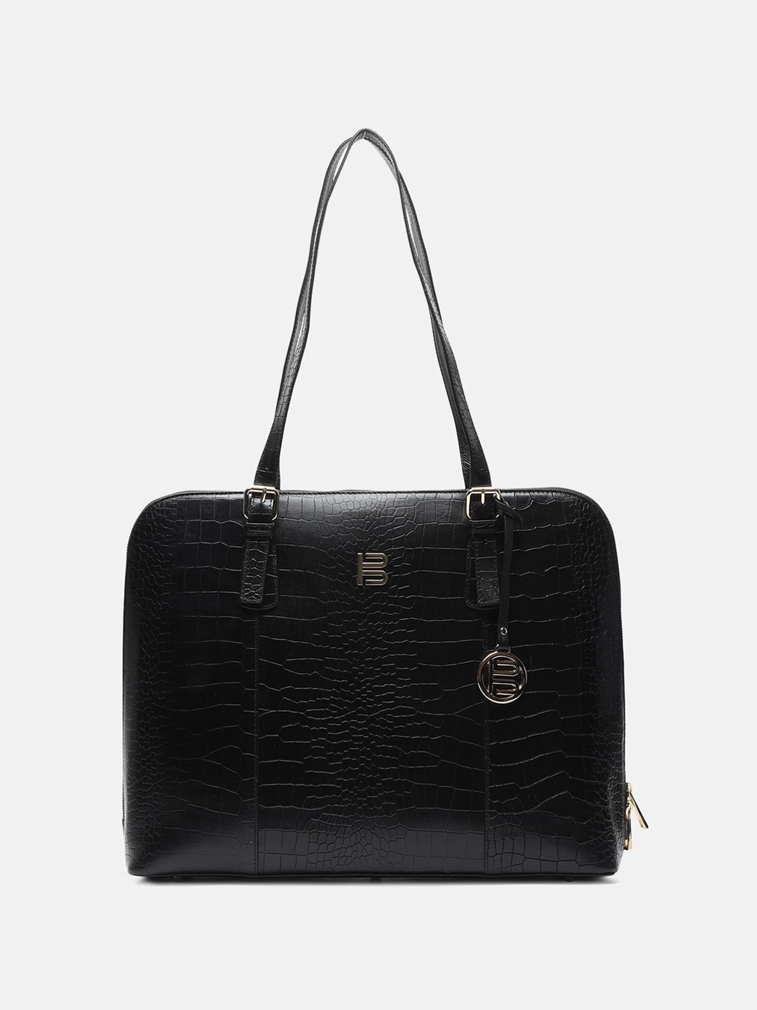 BAGATT Bretna Textured Leather Structured Handheld Bag