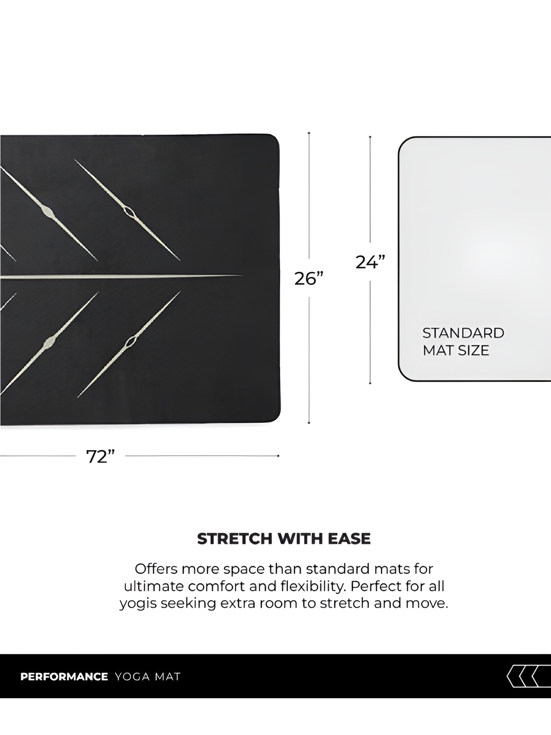 Normal yoga mat size cheap