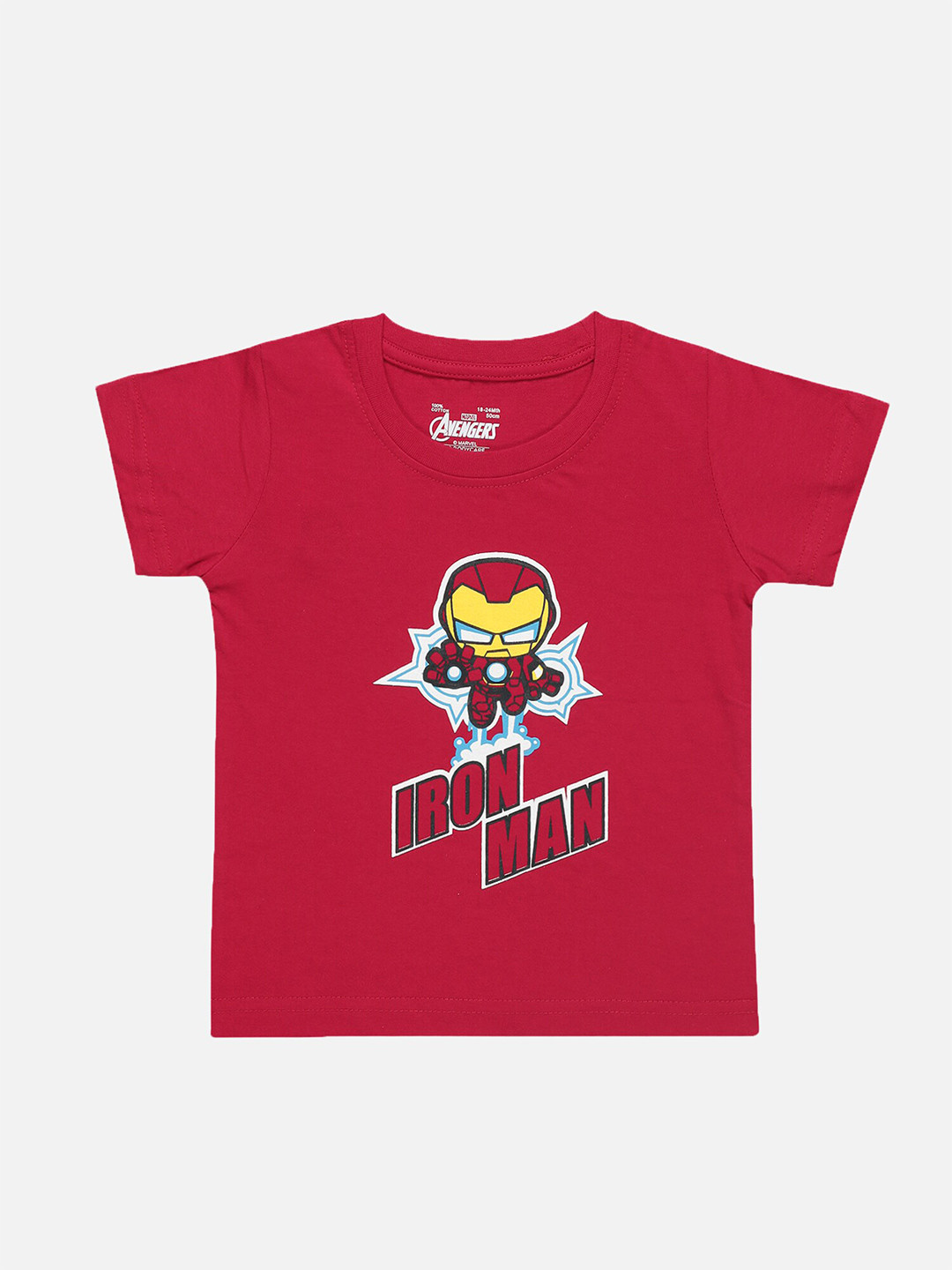 Bodycare Boys Iron Man Printed Cotton T-shirt