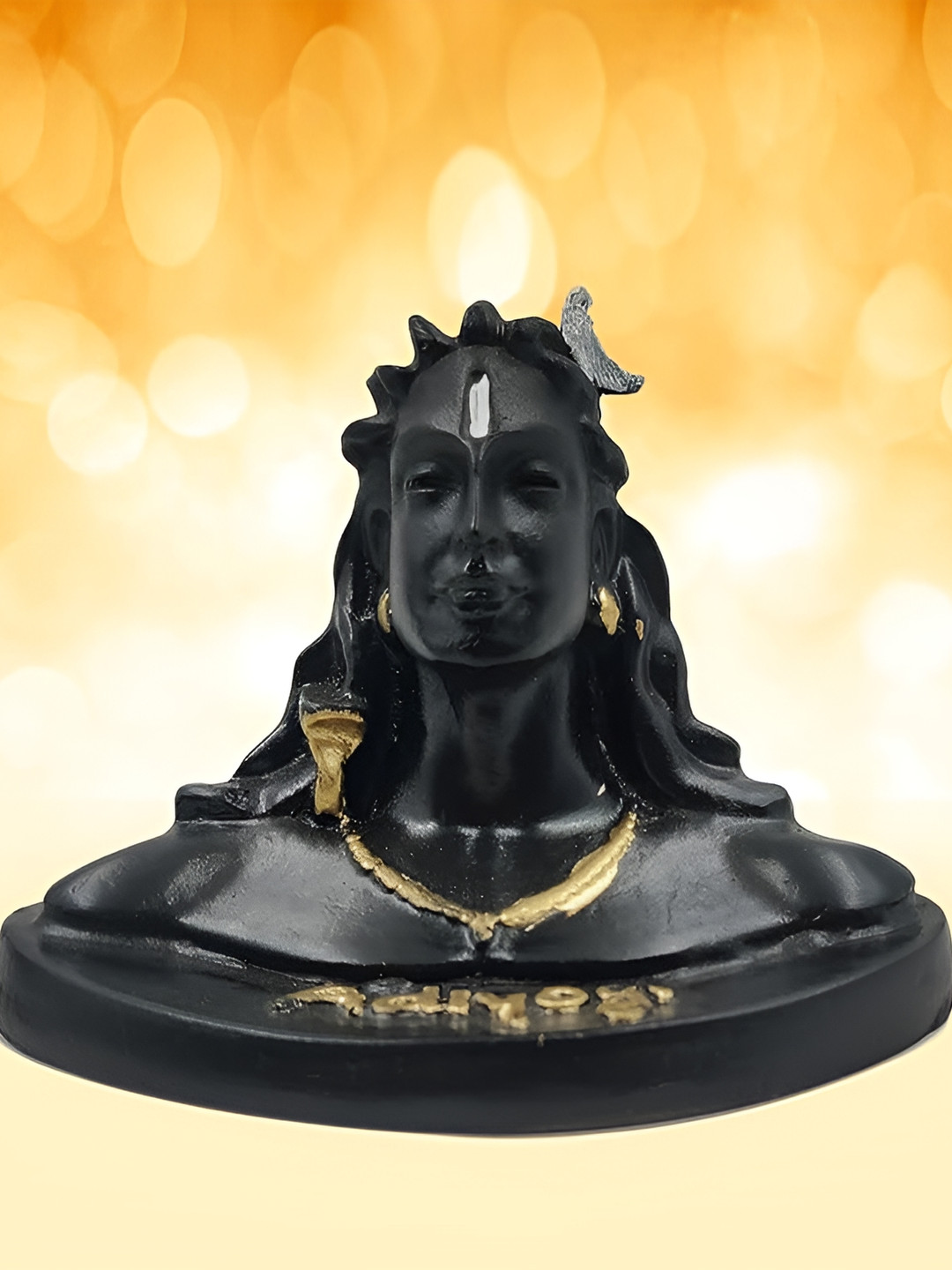 CraftVatika Black Religious Idol Decorative Showpiece