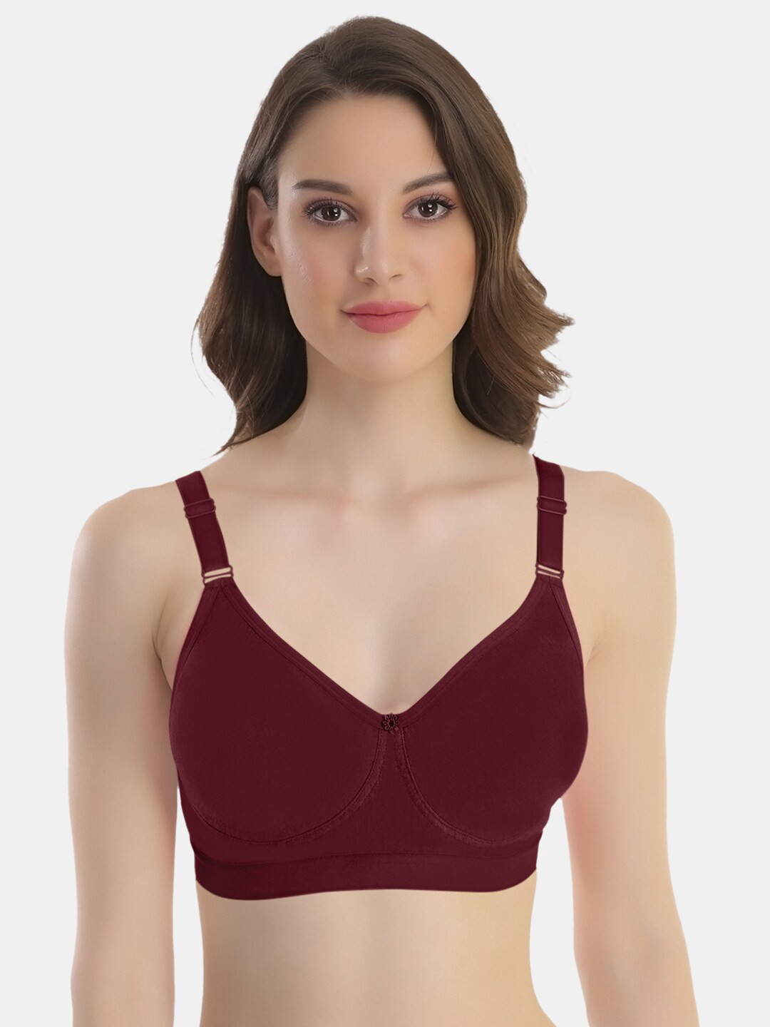 POOJA RAGENEE Anti Odour Cotton T-shirt Bra Full Coverage Non Padded All Day Comfort