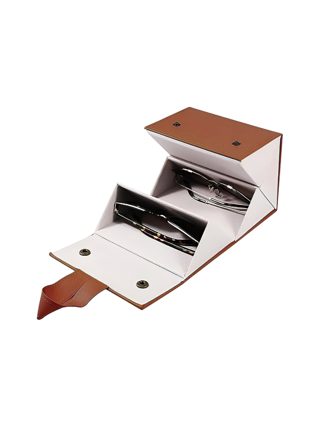 Cortina Brown Water Resistant 5 pockets Sunglass Organiser