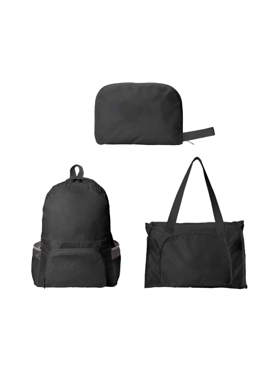 Cortina Black Convertible Backpack & Shoulder Bag