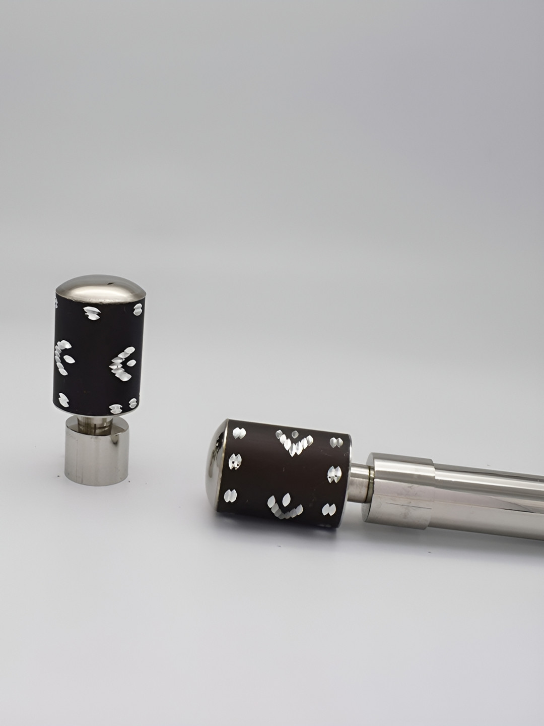Rab Black & Grey 2 Pieces Rust Proof Rod Rail Bracket