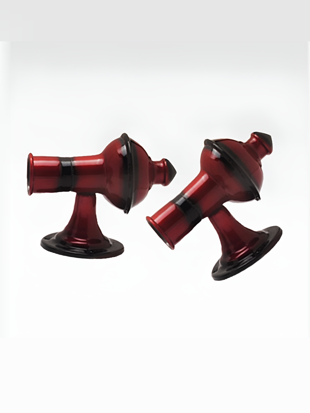 Rab Red & Black 2 Pieces Rod Rail Brackets