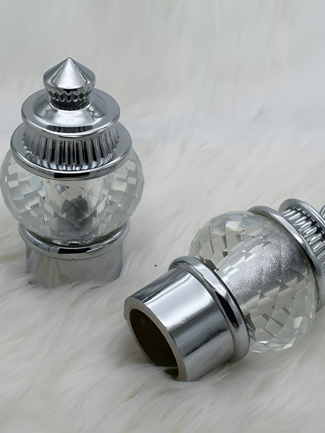 Rab 4 Pieces Stainless Steel Rod Rail Brackets & Hooks