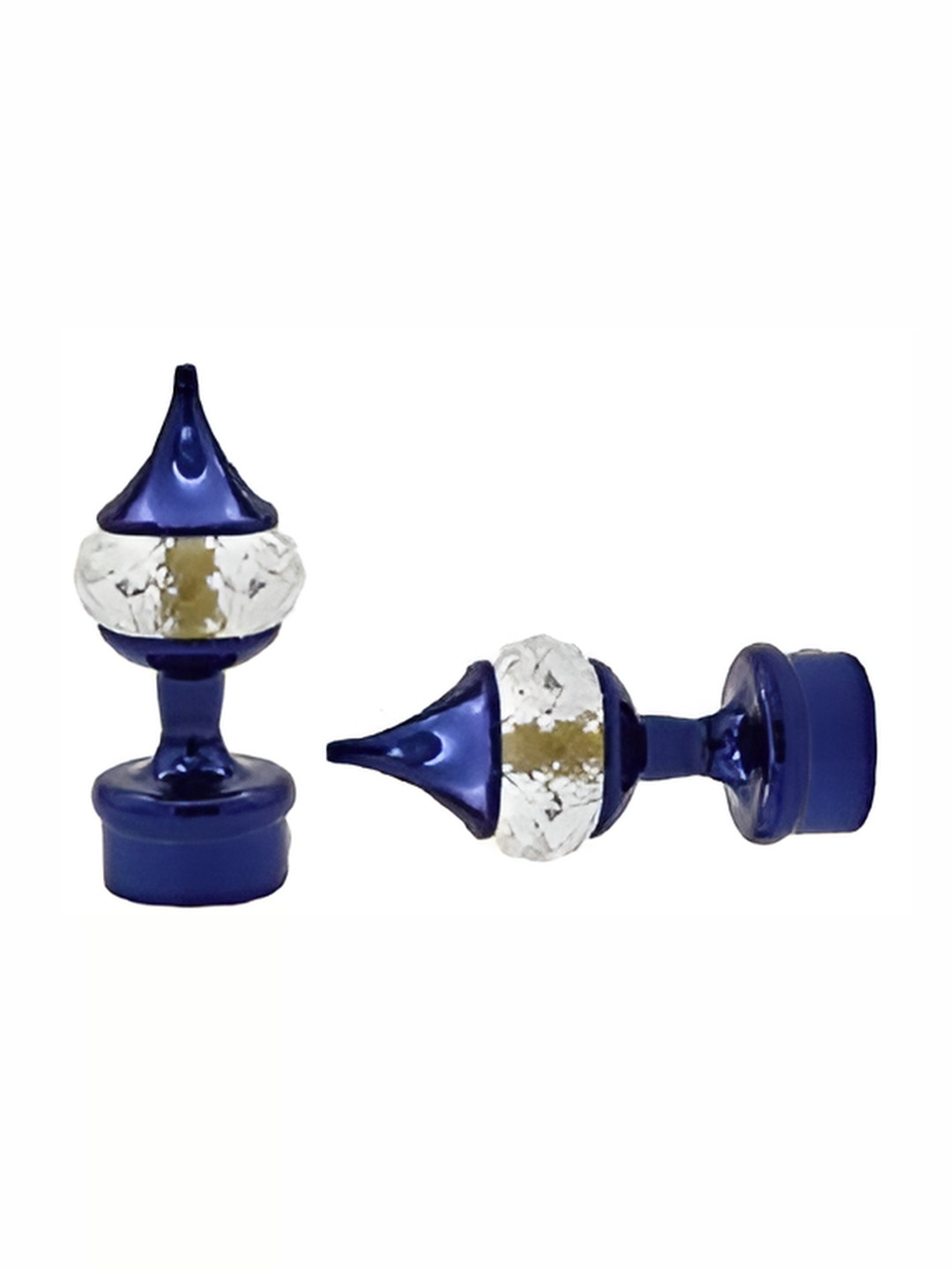 Rab Blue 2-pcs Metal Rod Rail Brackets