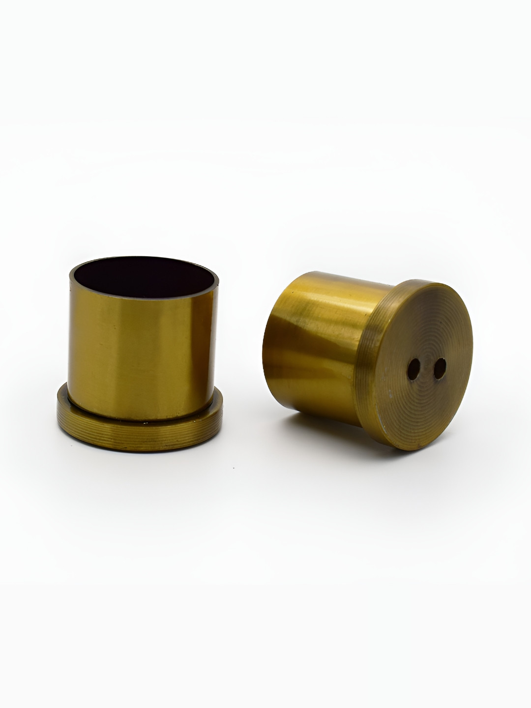 Rab Gold Toned 2 Pieces Stainless Steel Rod Rail Brackets