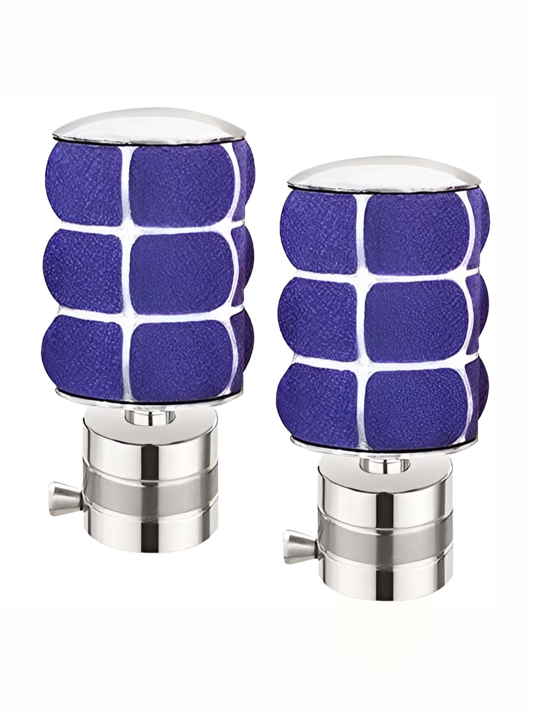 Rab 2-Pcs Purple & Grey Rod Rail Metal Bracket