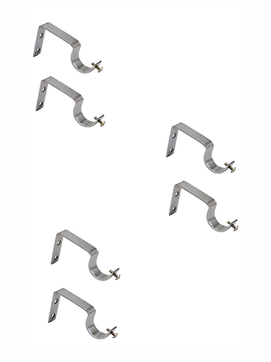 Rab Gold-Toned & Silver-Toned 9Pcs Metal Rust Proof Bracket &  Hooks