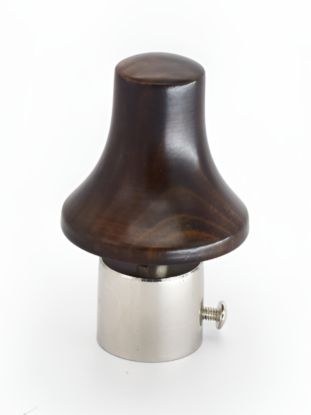 Rab Brown 2 Pcs Wooden Rod Rail Brackets With Hooks