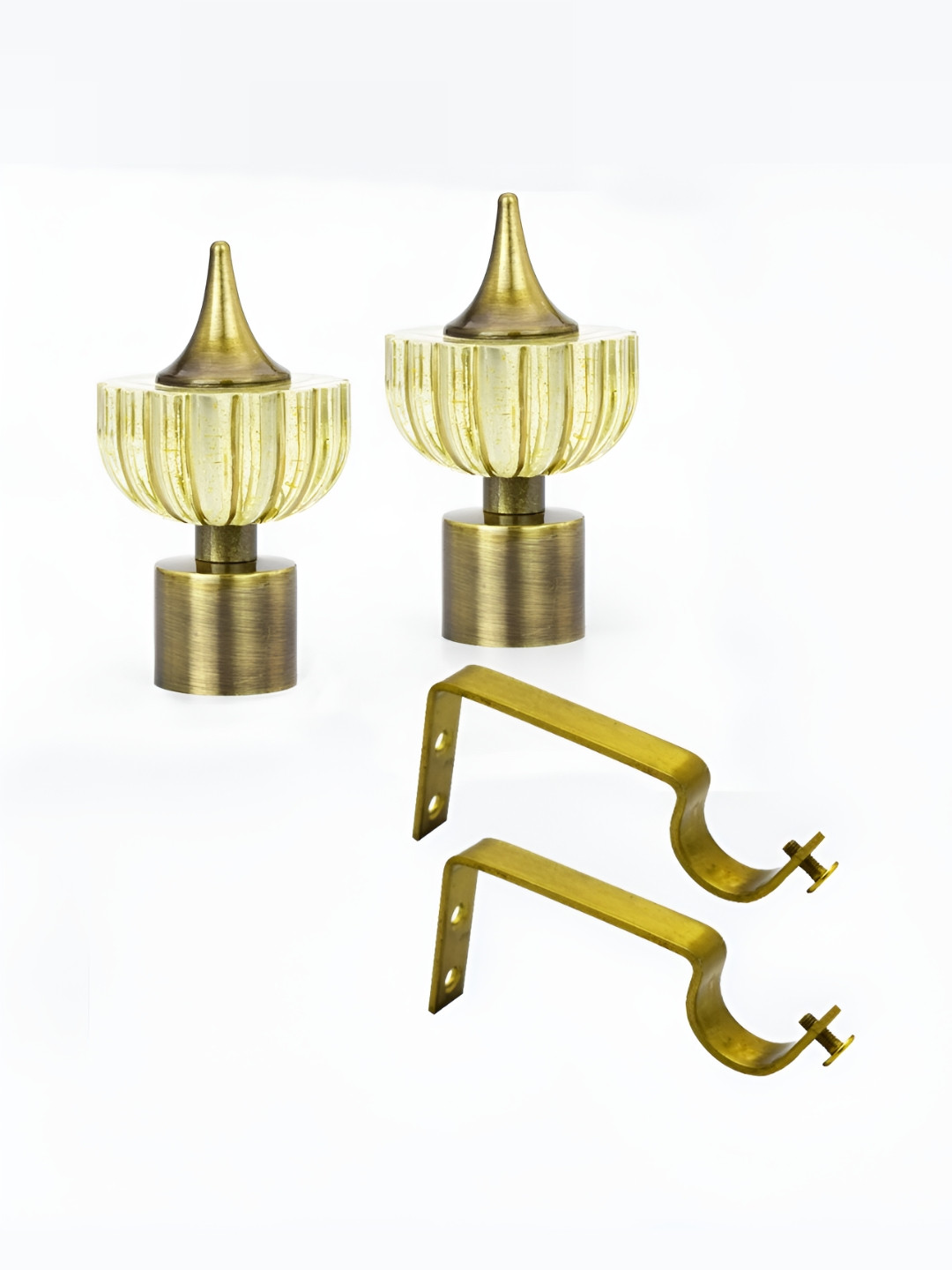 Rab Green 2 Pieces Green Rod Rail Brackets