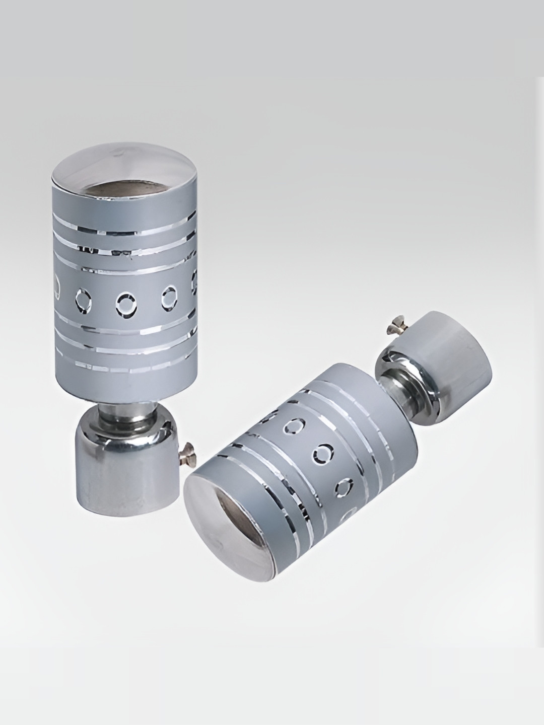 Rab Grey 2 Pieces Rod Rail Metal Bracket