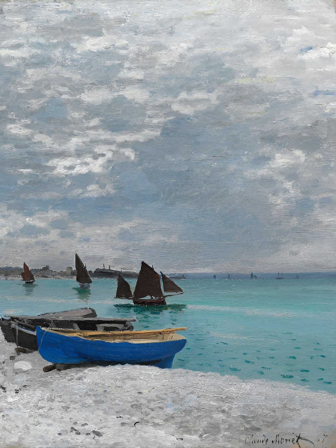 Adventures India Blue & Grey Wooden Painting Wall Art