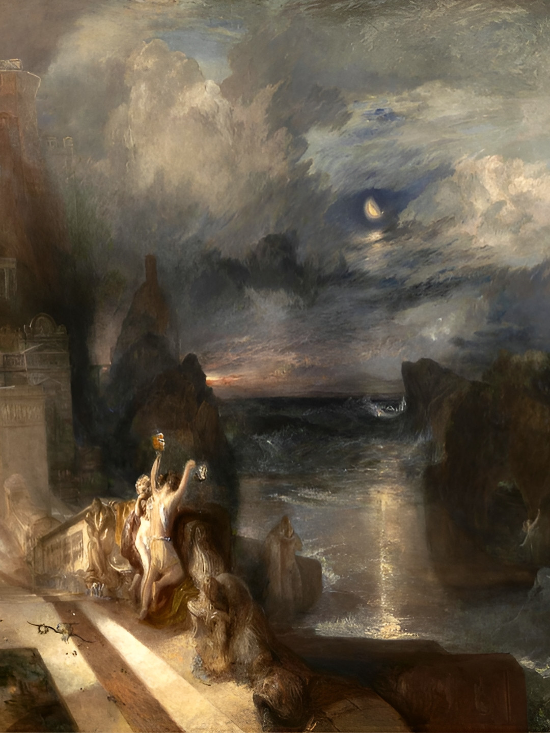 Adventures India Grey & Brown Wooden Abstract Painting Wall Art