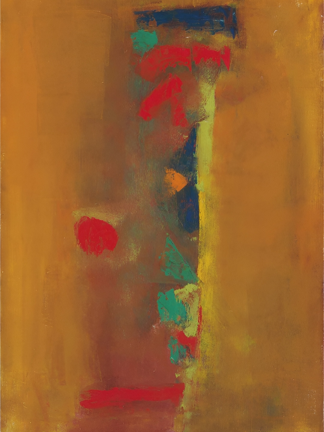 Adventures India Red Wood Wall Living Room Rectangle Potrait Paintings Wall Art -21 x 15In