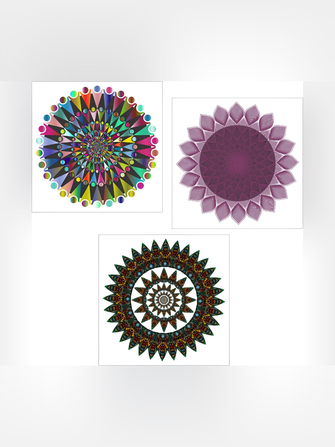 Adventures India Wood Wall Square Paintings Wall Art - 11.81 x 11.81 x 1.18 In