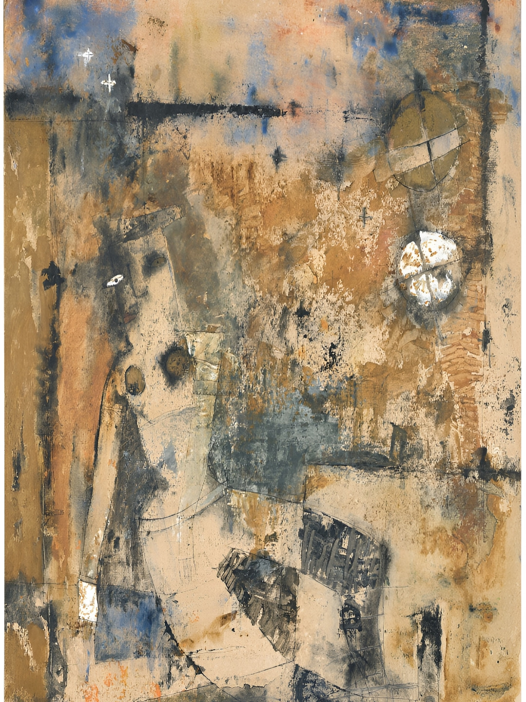 AdventuresIndia Wood Wall Rectangle Paintings Wall Art - 18.3x20.9In