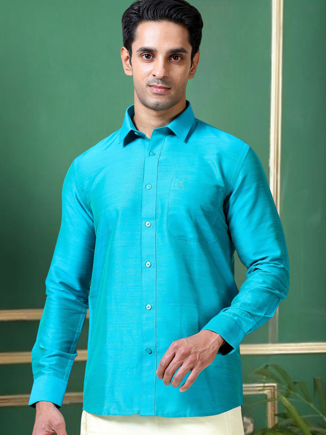 TATTVA Classic Slim Fit Long Sleeves Ethnic Shirt