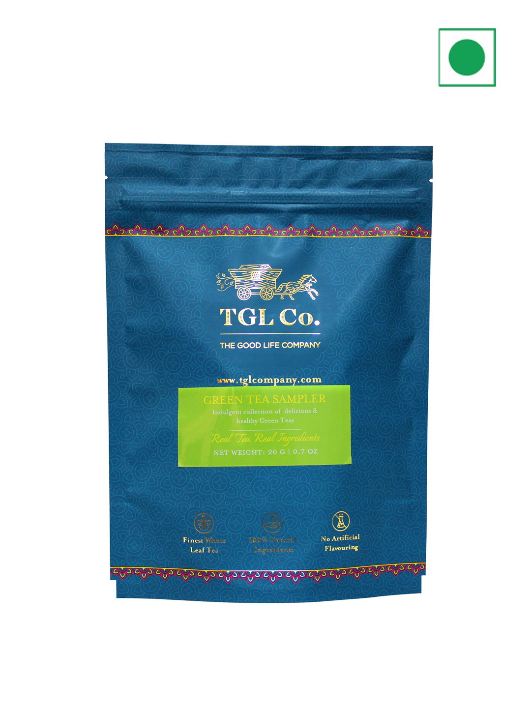 TGL Co. Set of 10 Green Tea Assorted Tea Bags- 20g Each