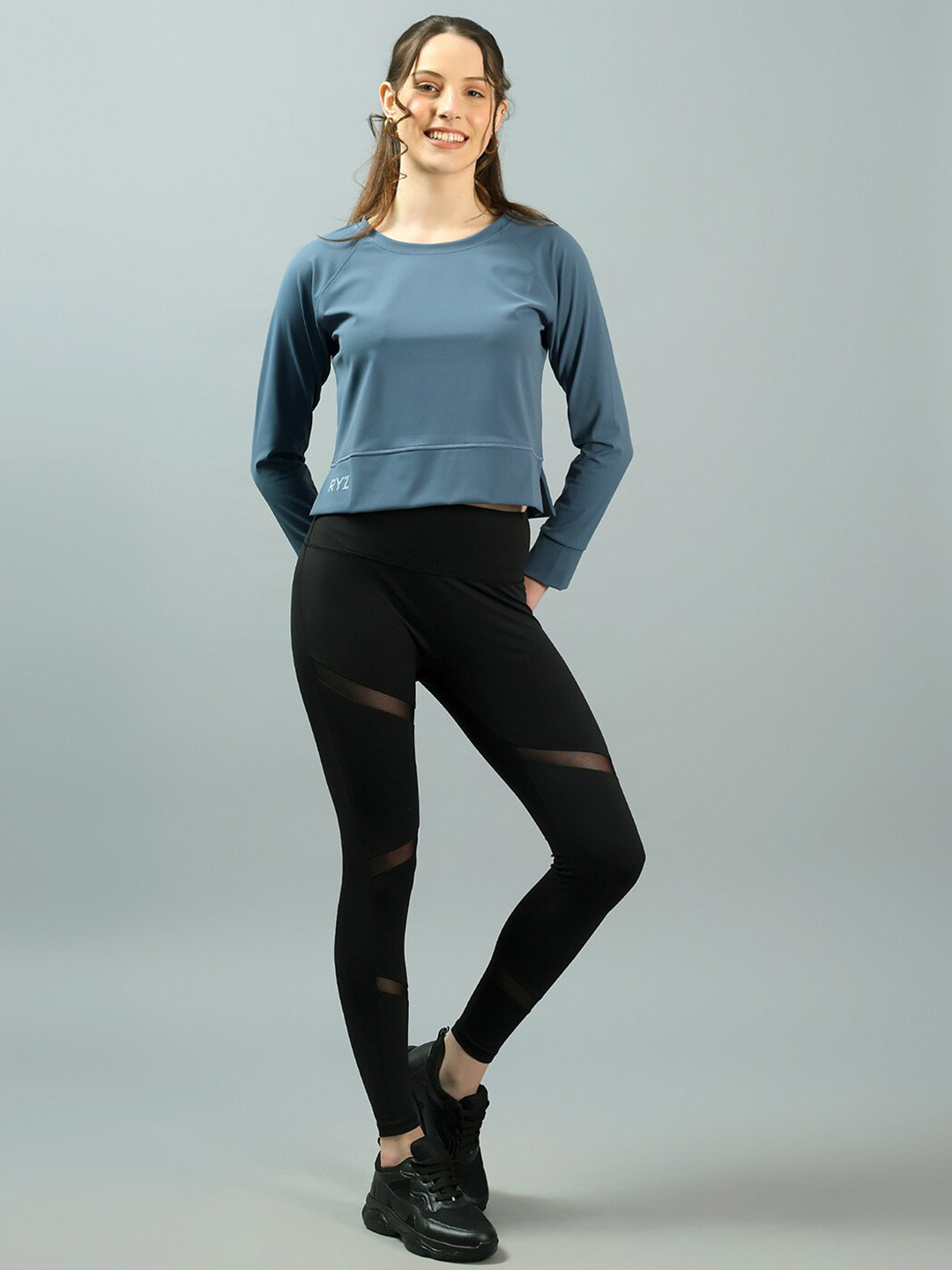 RYZ Relaxed Fit Long Sleeves Anti Wrinkle Sports Top