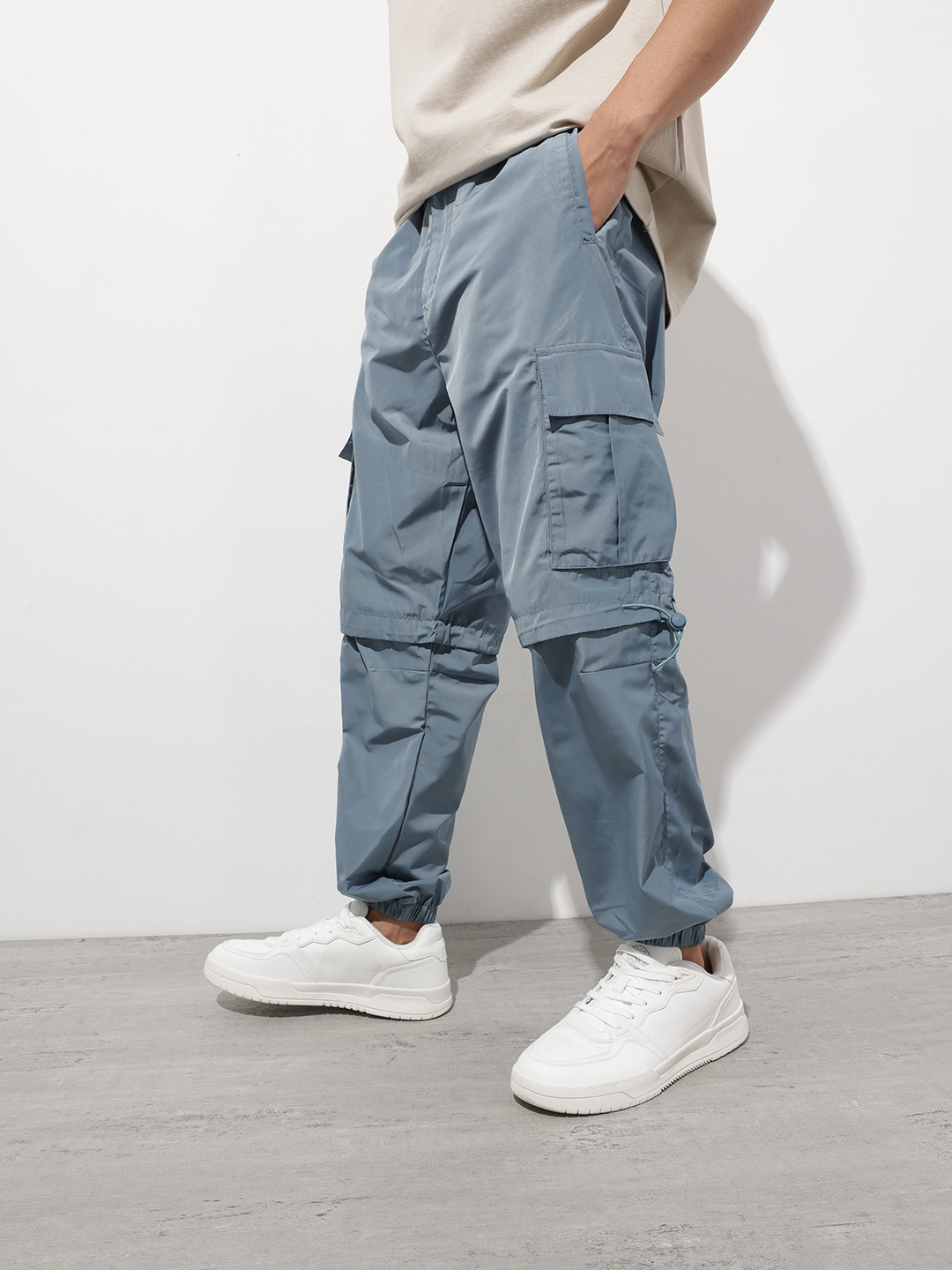 Kook N Keech Baggy Parachute Cargo Joggers