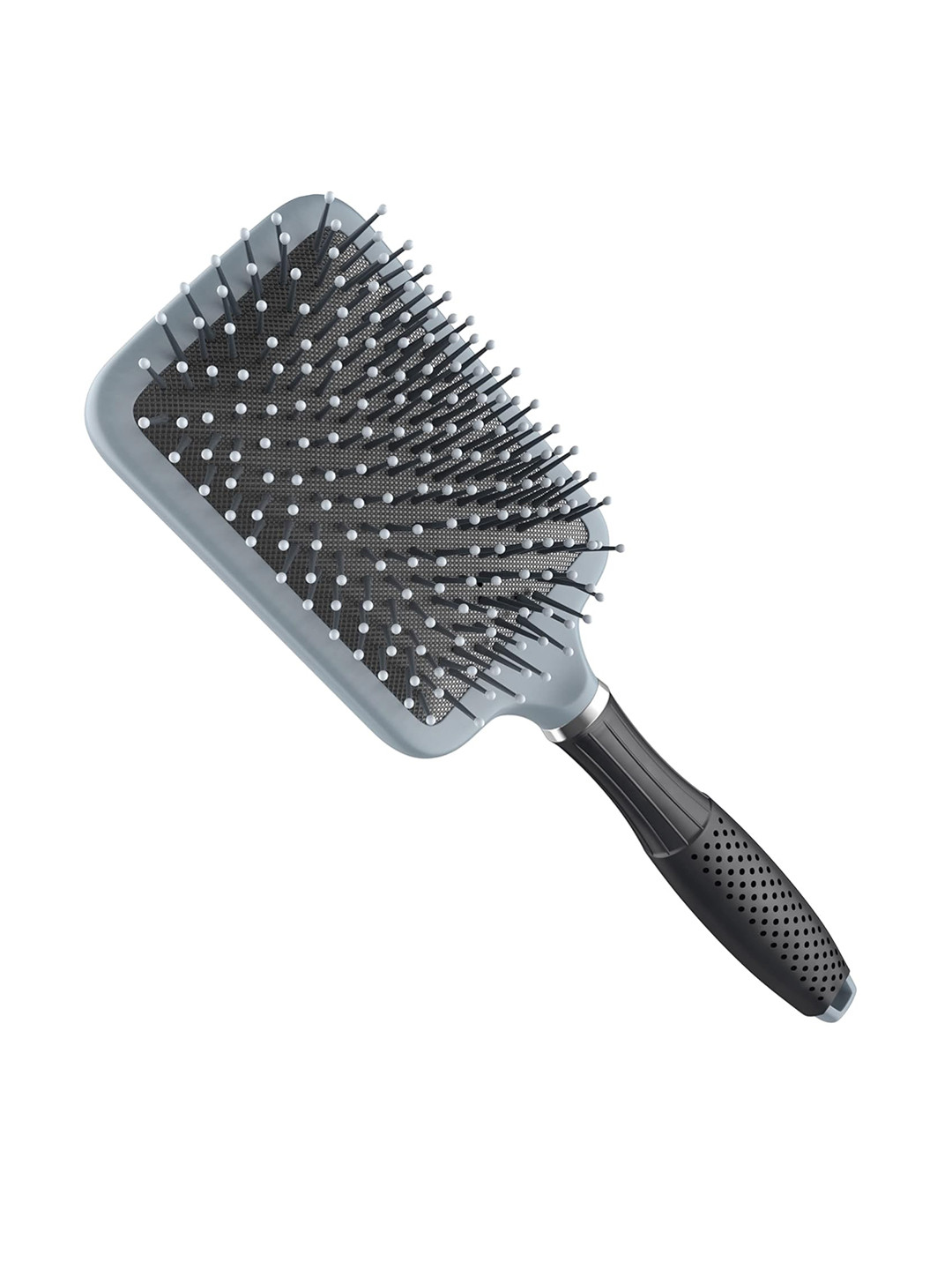 KLOY Ultra Paddle Hair Brush with Large Coverage - Grey & Black