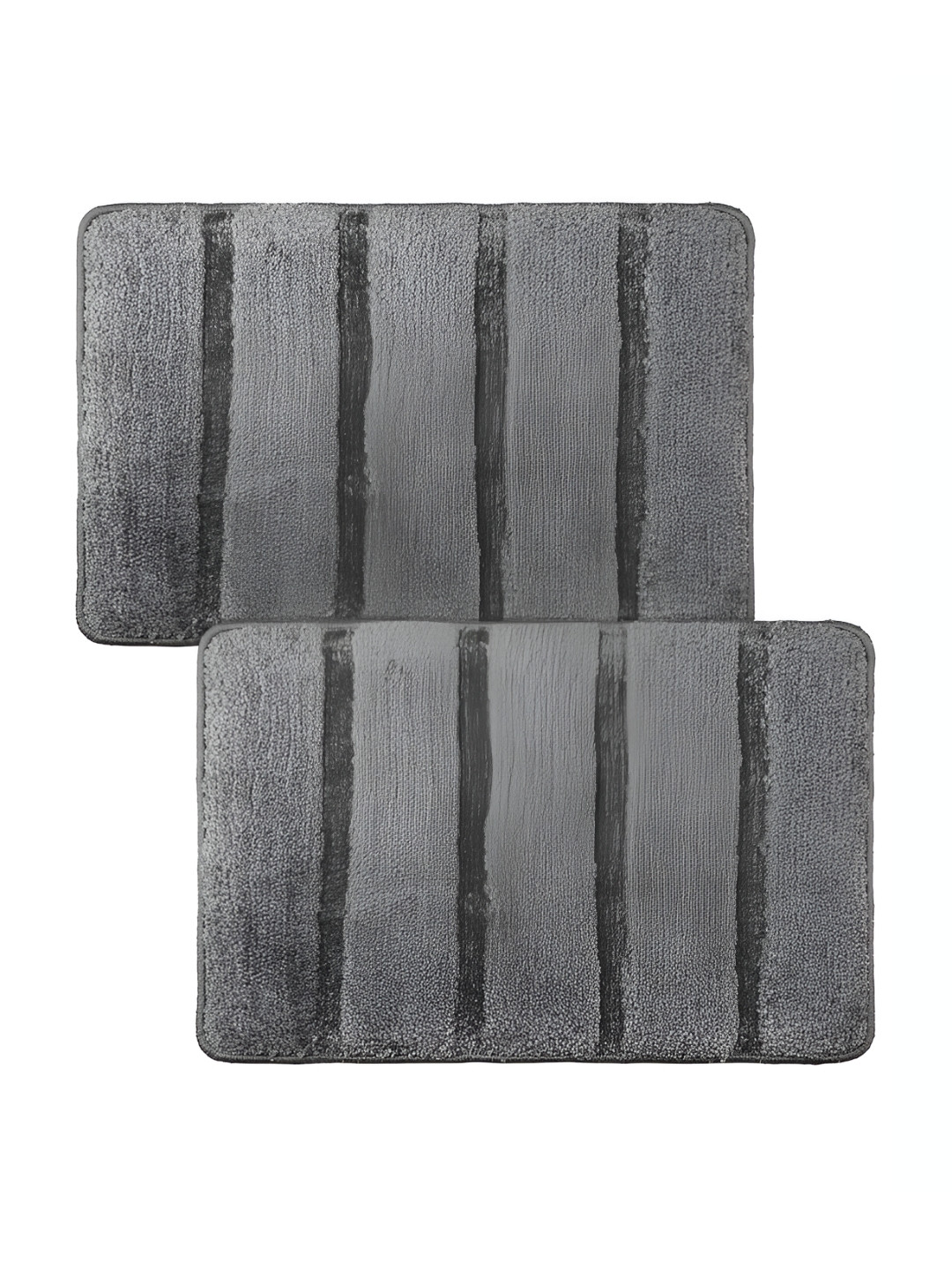 Kuber Industries Grey 2 Pieces Softness & Comfort Doormat