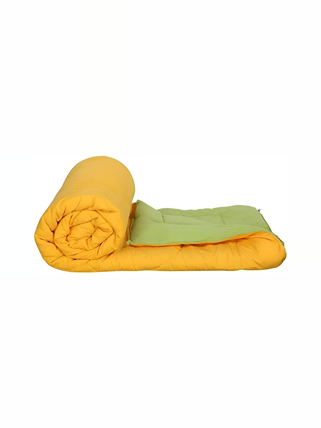 Comfowell Yellow & Green Heavy Winter 233 GSM Double Bed Comforter