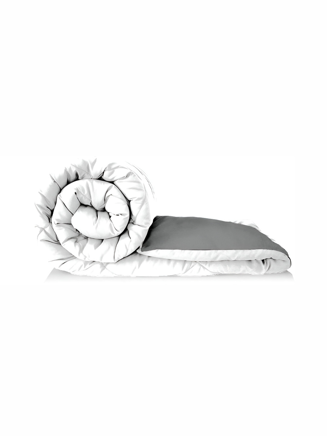 Comfowell White & Grey Heavy Winter 233 GSM Double Bed Quilt