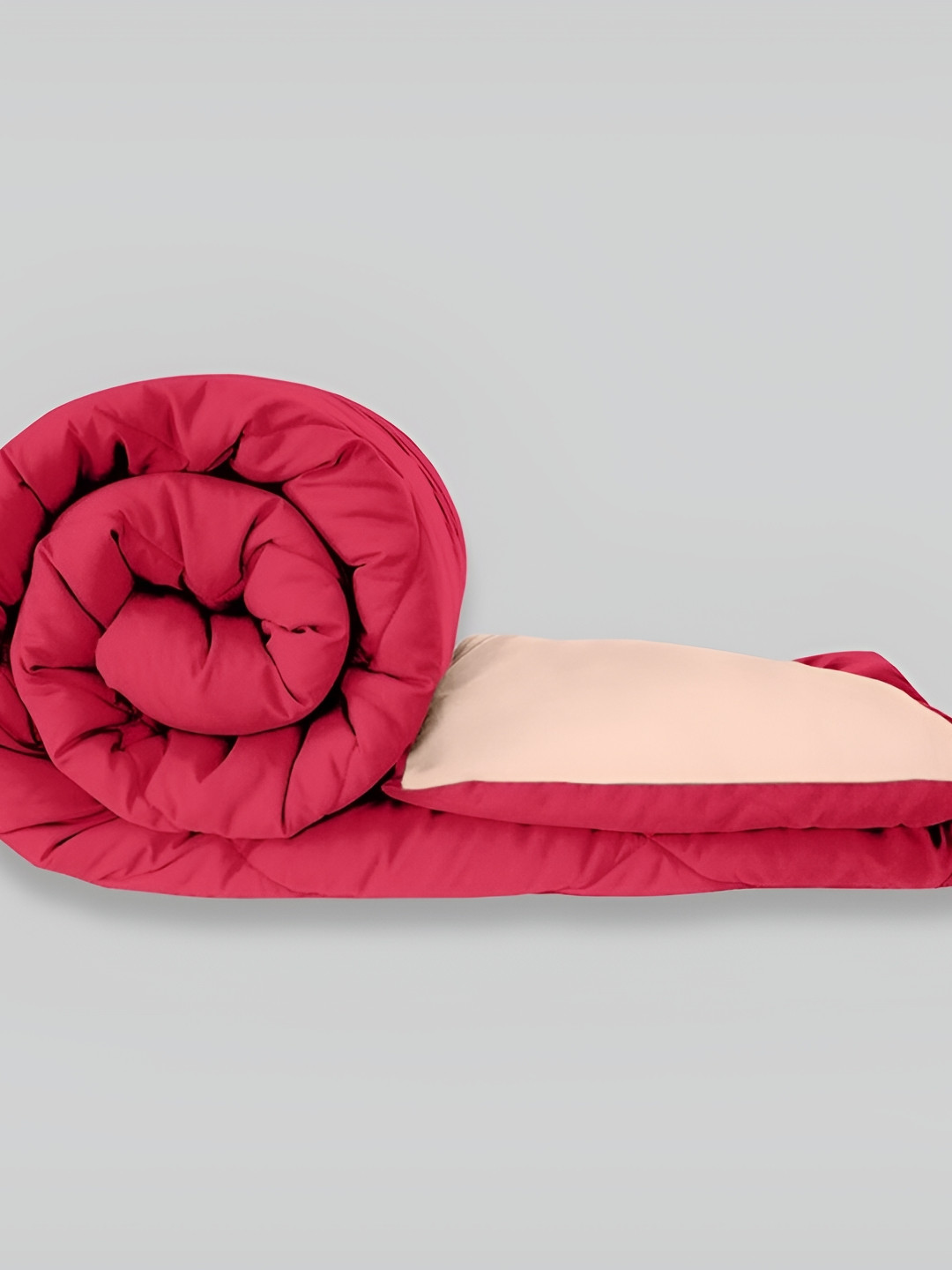 Comfowell Pink & Peach-Coloured Heavy Winter 233 GSM Single Bed Quilt