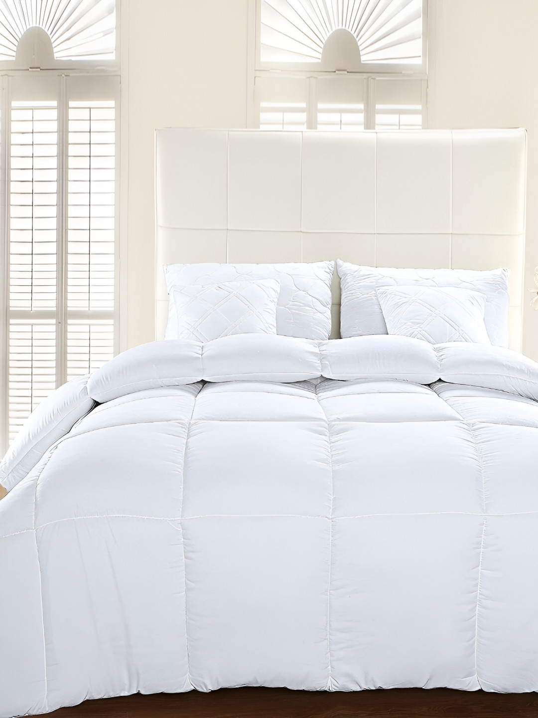 Comfowell White Heavy Winter 233 GSM Double Bed Comforter