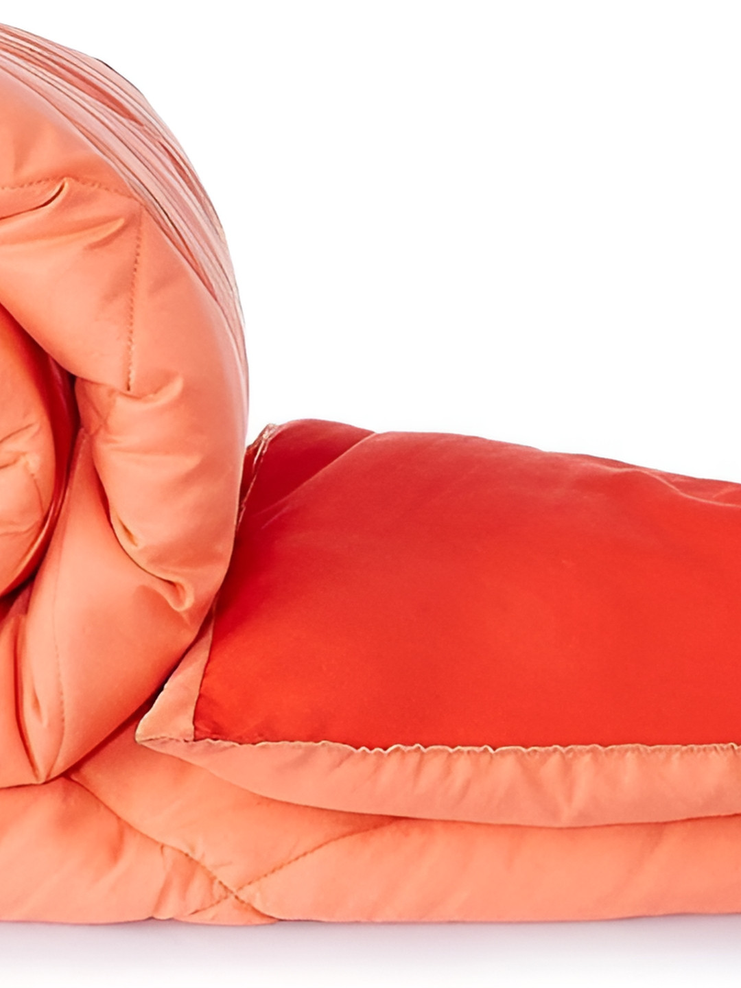 Comfowell Orange & Red Heavy Winter 233 GSM Single Bed Comforter