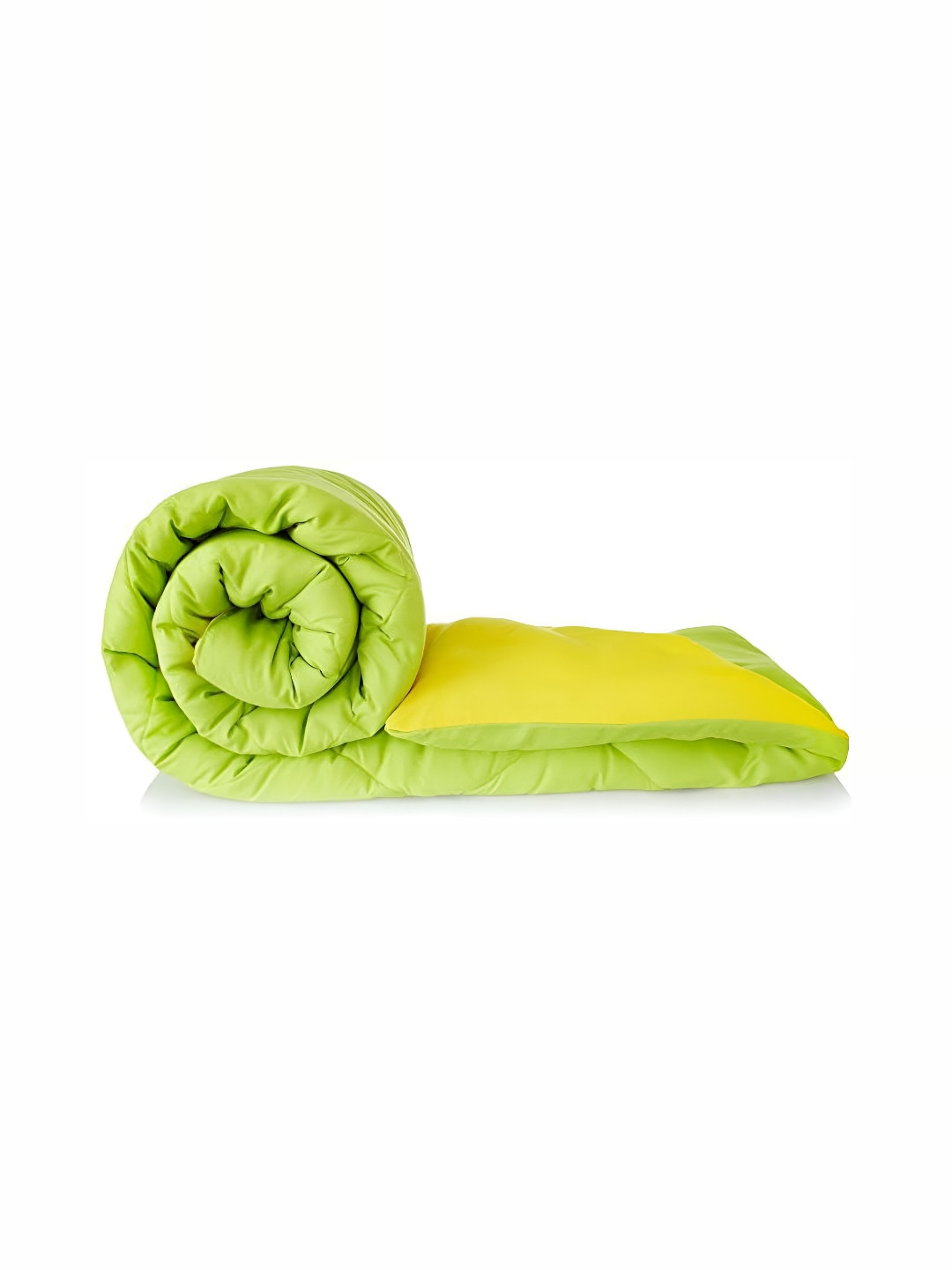 Comfowell Green & Yellow Heavy Winter 233 GSM Single Bed Comforter