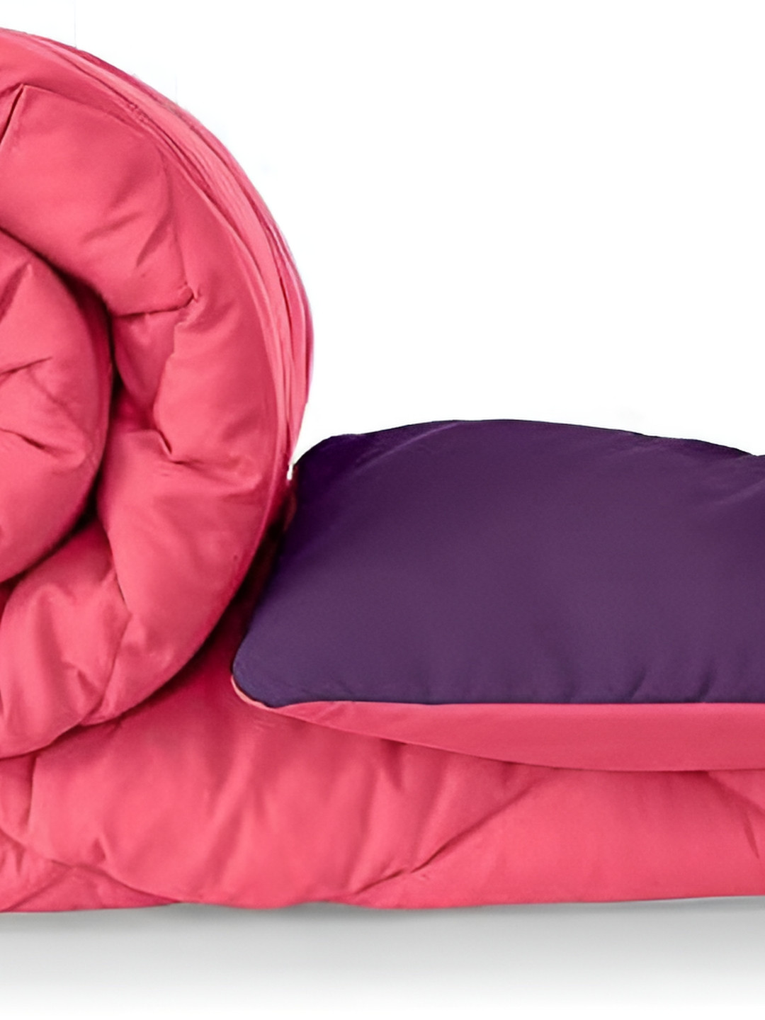 Comfowell Pink & Purple Heavy Winter 233 GSM Double Bed Comforter