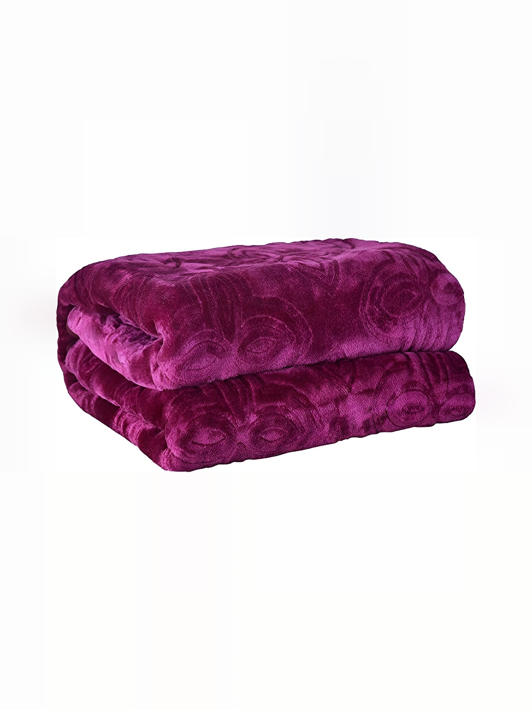 Comfowell Purple Heavy Winter 350 GSM Single Bed Blanket