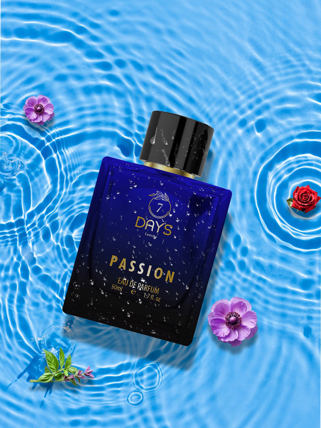 7DAYSNATURAL Passion Long Lasting Eau De Parfum - 50 ml