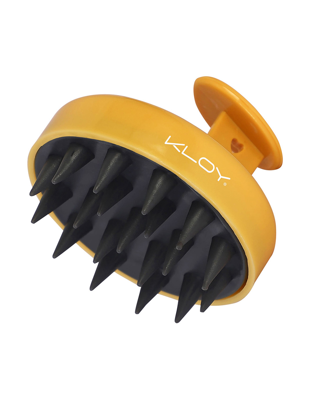 KLOY Round Hair Scalp Massager Shampoo Brush with Super Soft Bristles - Gold