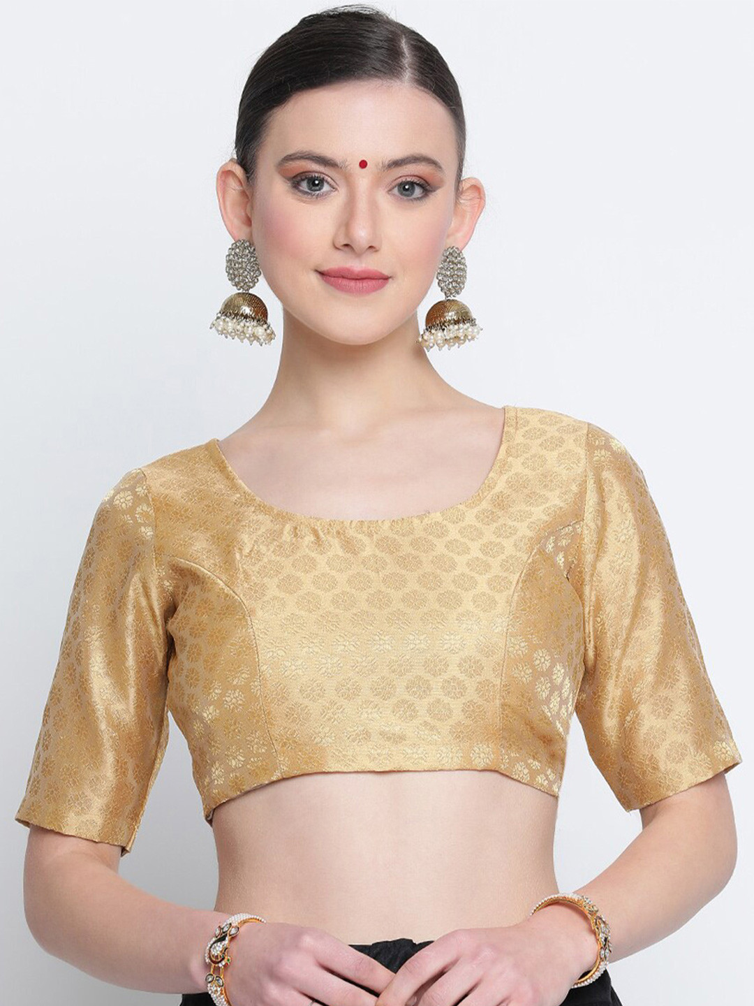 studio rasa Woven Design Saree Blouse
