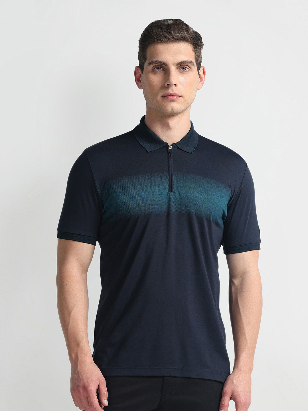 Arrow New York Polo Collar Pure Cotton T-shirt