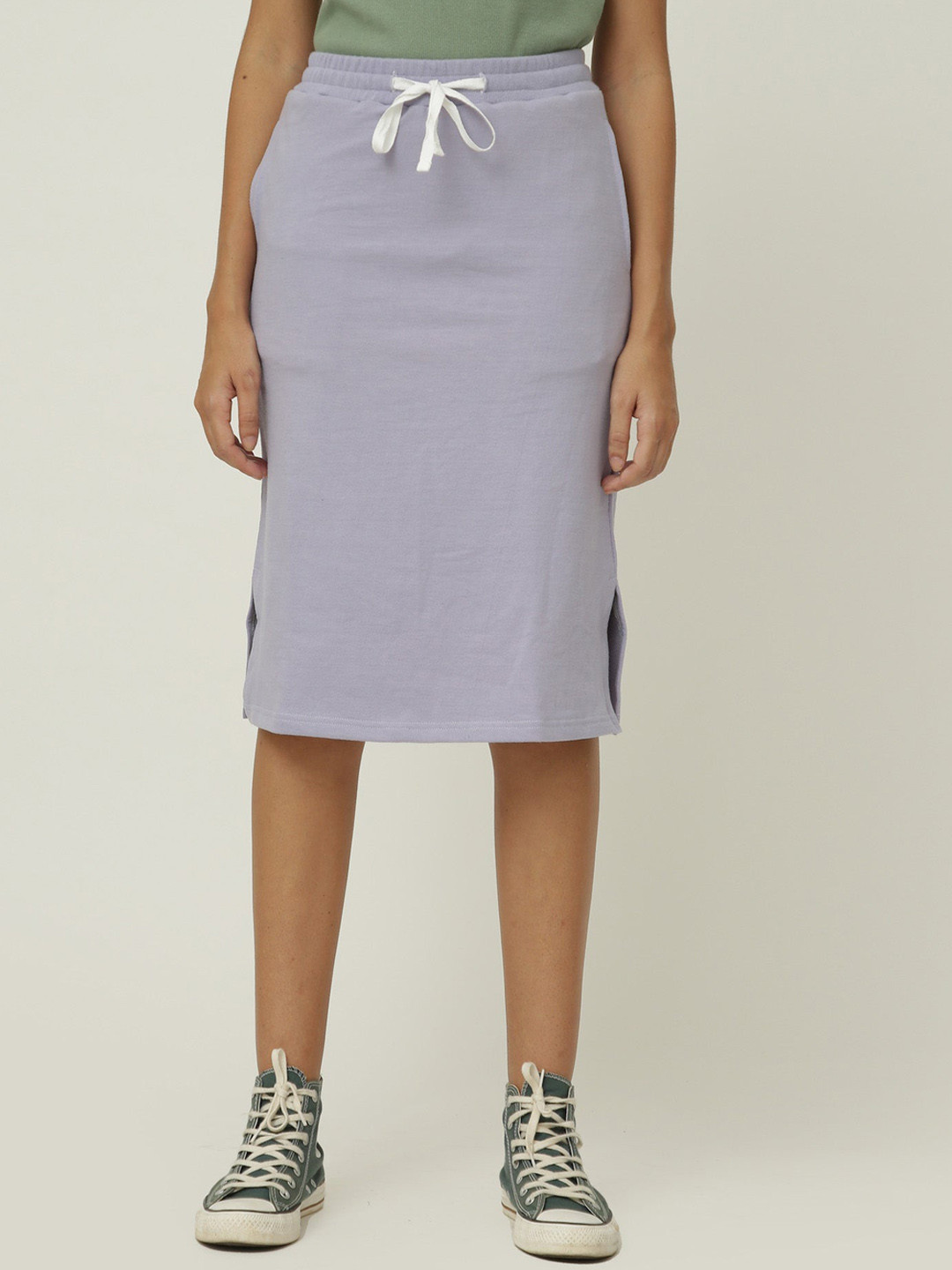 Saltpetre Organic Cotton Knee-Length Pencil Skirt