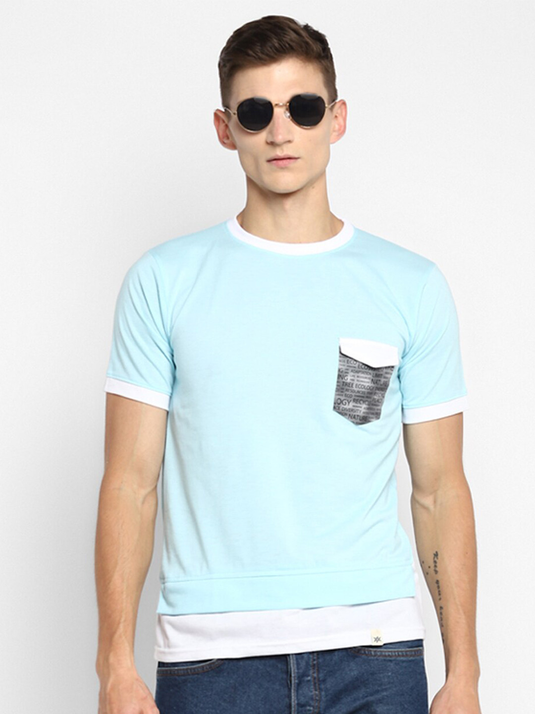 Bukkl Round Neck Cotton T-Shirt
