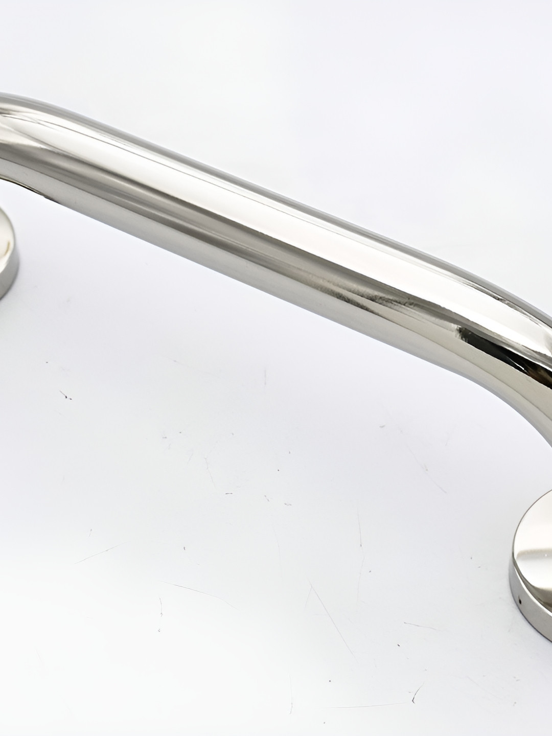 Rab Silver Toned Glossy Finish Towel Holder