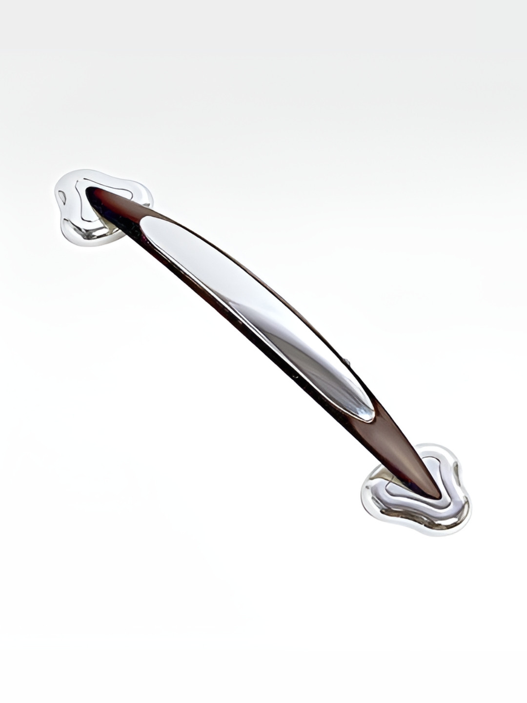 Rab Silver Toned Black Matte Finish Door Handle