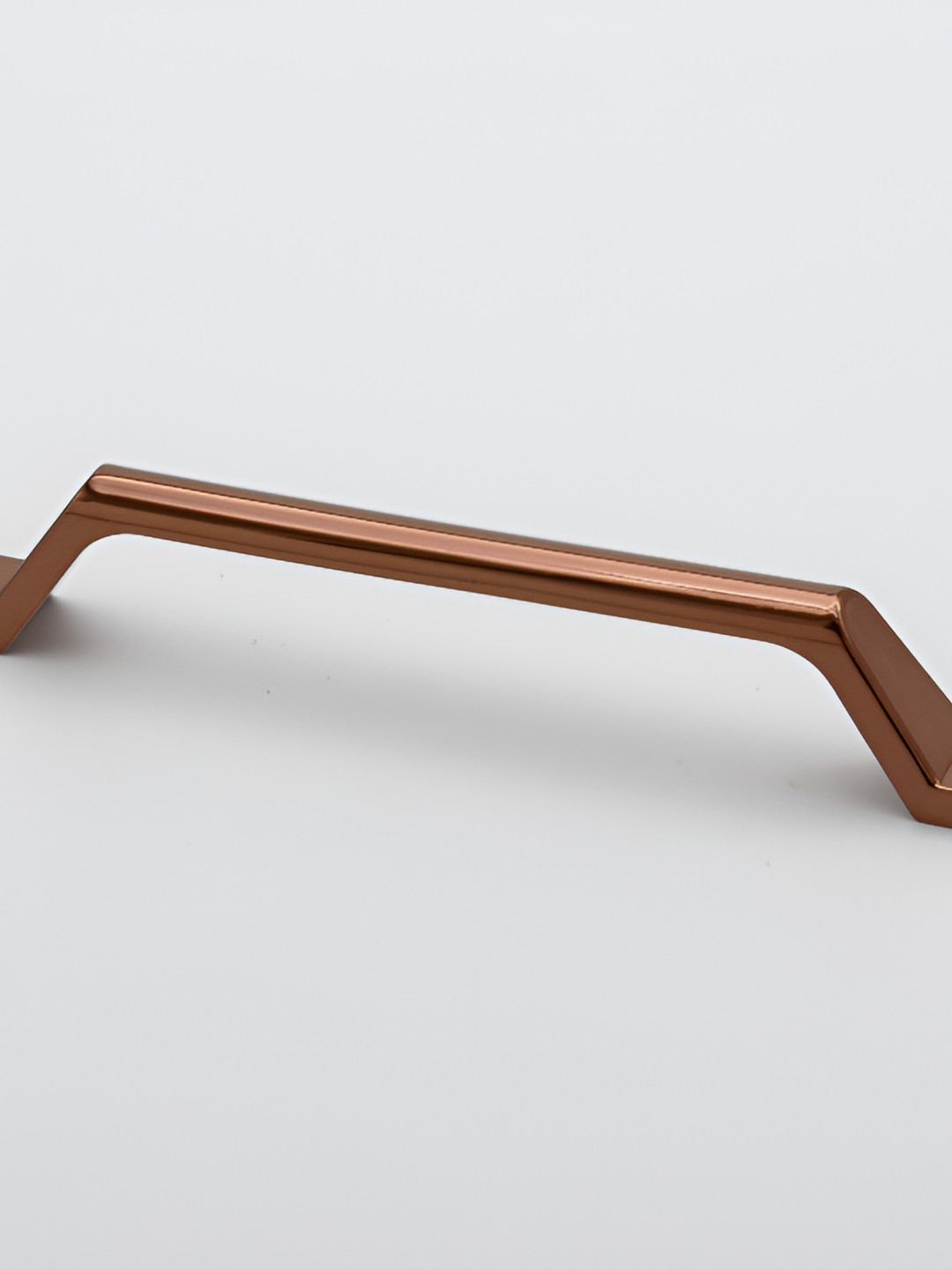 Rab Rose Gold Glossy Finished Zinc Drawer Handle