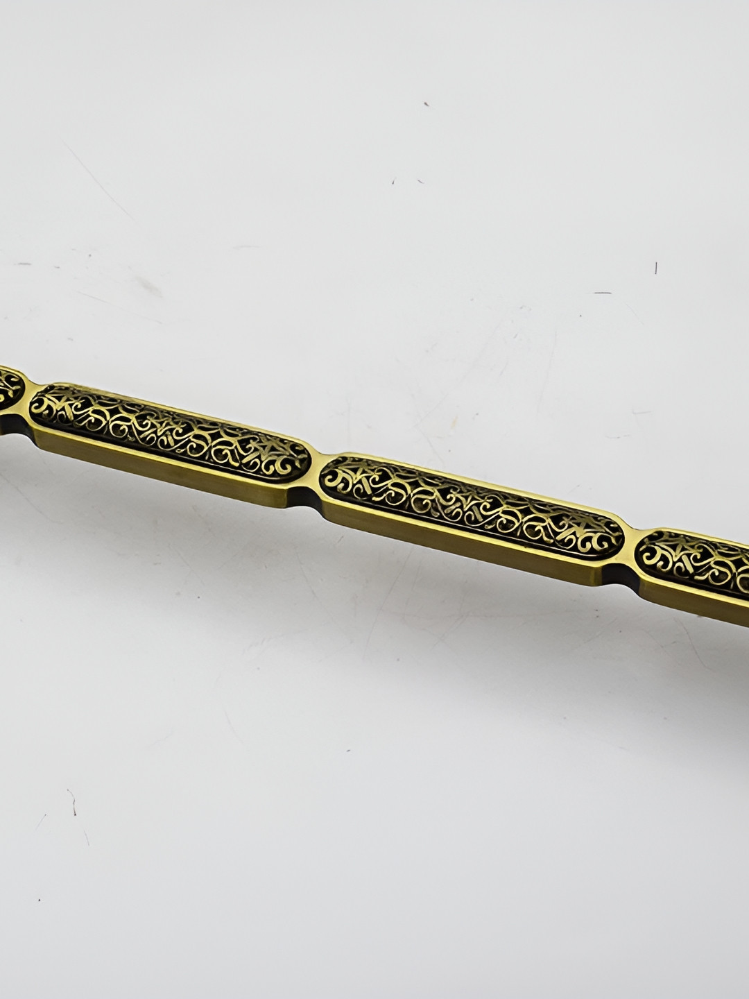 Rab GoldToned and Black Rustproof Matte Finish Zinc Door Handle