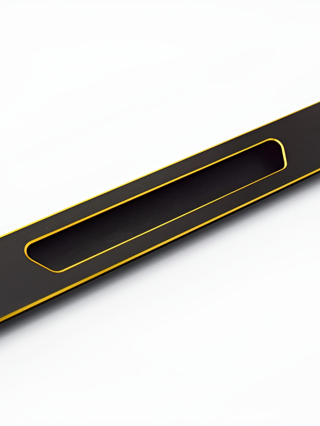Rab Black Matte Finish Aluminium Cabinet/Drawer Handle