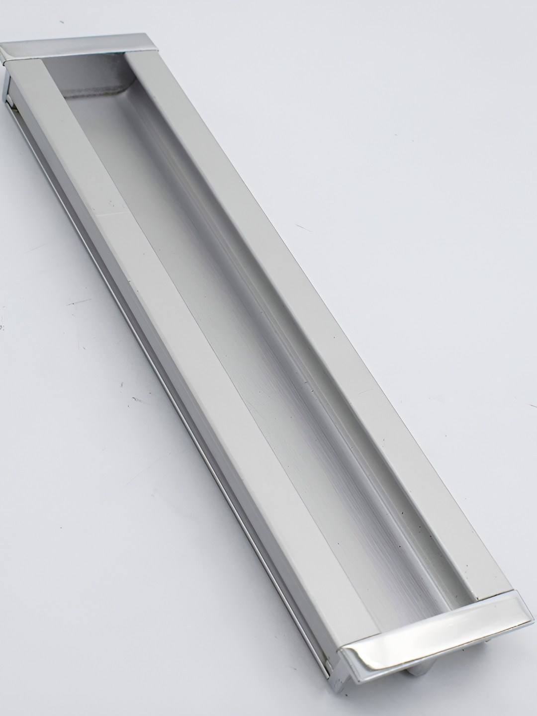 Rab Grey Glossy Finish Aluminium Drawer Knob