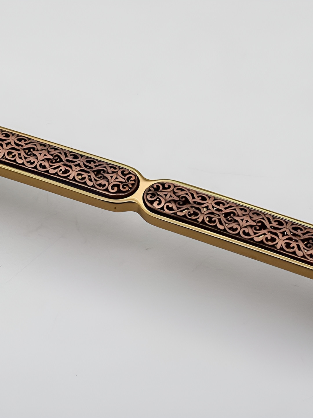 Rab Gold Toned Metal Textured Matte Finish Door Handle